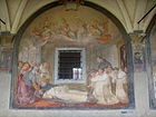 SMN Chiostro Grande n04 Santi di Tito, Morte di San Domenico.JPG