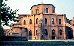 La iglesia de San Vital en Rávena.