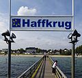 Das Reiseziel, die Seebrücke von Haffkrug