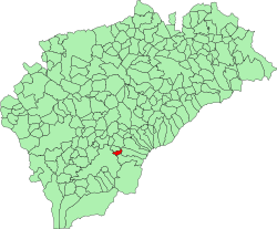Vị trí của San Cristóbal de Segovia