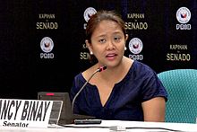 Senator Nancy Binay at Kapihan sa Senado 7.31.14.jpg