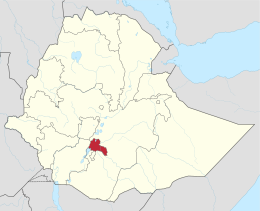 Regione di Sidama – Localizzazione