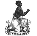 lang=en}} (female version of classic early abolitionist "AM I NOT A MAN AND A BROTHER?" graphic).. probable 19th century reproduction of 18th-century graphic