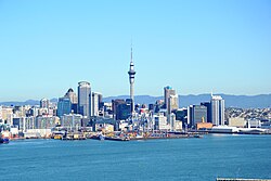 Auckland látképe