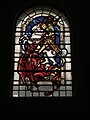 Stained-glass window depicting St George