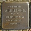 Stolperstein für Erich Lewkonja