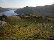 Rocky knolls on the summit ridge of Glenridding Dodd