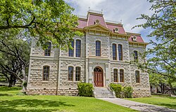 The Sutton County Courthouse in Sonora