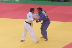 Tatalashvili (GEO) vs Muki (ISR) at the gold final of the 2015 European Games 2.jpg