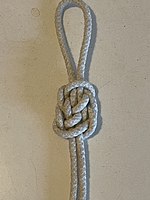 Китайский мусинг[тур.][8]:142[4]:140, p lafond knot[32], Two-strand chinese lanyard knot[1], Chinese lanyard Knot[33][24]. Двупрядный талрепный У. красивый 2-прядный китайский мусинг. Обычно вяжется на шёлковых шнурах[1]. [abok 67]