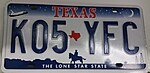 Номерной знак Техаса 2000.jpg