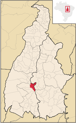 Kaart van Brejinho de Nazaré