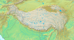 1950년 아삼-티베트 지진은(는) 티베트고원 안에 위치해 있다