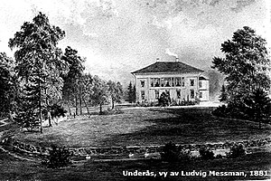 Underås på en målning av Ludvig Messman 1881.