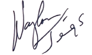 signature de Waylon  Jennings