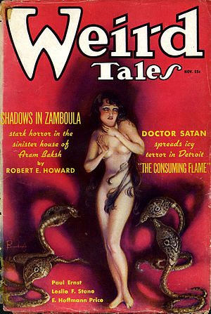Cover of Weird Tales (November 1935): The feat...