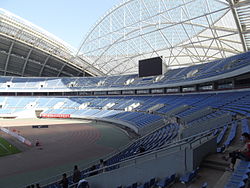 Стадион Олимпийского спортивного центра Шэньяна (внутри)