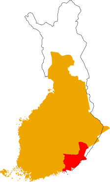 Minskning av av Finlands territorium i freden i Åbo 1743