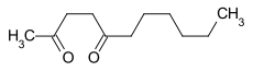 Strukturformel von 2,5-Undecandion