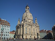 Drēzdenes Dievmātes baznīca (1743) Drēzdene, Vācija.