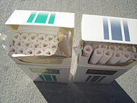 520 light cigarette packs, one menthol and one...