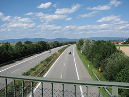 A92 bij Wallersdorf