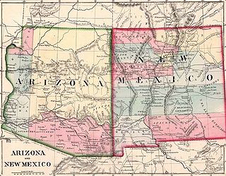 מיקום טריטוריית ניו מקסיקו
