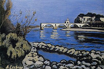 Альфред Лебро[фр.]. Мост Сен-Бенезе. 1927—1928