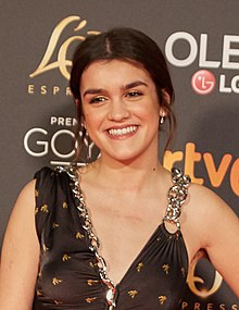 Amaia di Penghargaan Goya ke-3 pada 2019.