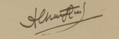 Signature de Anatole Chauffard