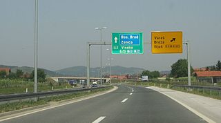 Dálnice A1 u Visoko