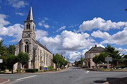 Skyline of Badecon-le-Pin