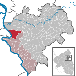 Läget för Braubach i Rhein-Lahn-Kreis