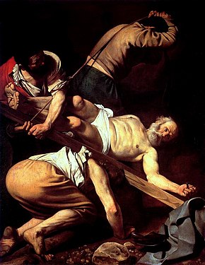 Petri korsfästelse av Caravaggio.