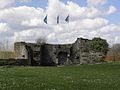 Le château de Corlay : vue extérieure d'ensemble.