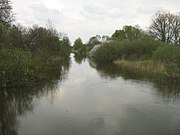 Dahmer Kanal im Verlauf der (West-) Peene