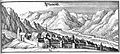 Merian Sueviae 212. View of Bludenz 1643