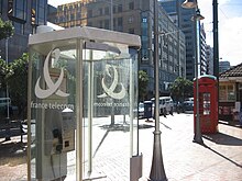 As a result of deregulation, Orange operates phone booths in Wellington, New Zealand. France Telecom Wellington NZ.jpg