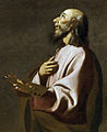 Francisco de Zurbarán en Saint Luc vers 1635-1640