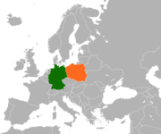 Location map for Germany and Poland.