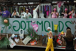 Spanish Town Parade, Mardi Gras in Baton Rouge...