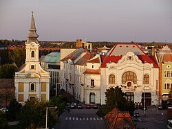 Az Iparosotthon és az ortodox templom