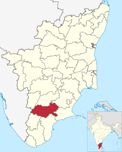 Location in Tamil Nadu, India