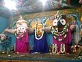 Jagannath, Balabhadra and Subhadra dans un autre temple de Jagannath situé à Nayagarh