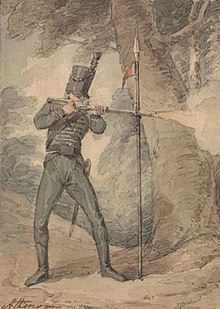 A Rifleman of the Napoleonic era