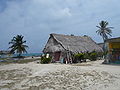 Image 10Guna house in Guna Yala, 2007 (from Indigenous peoples of Panama)