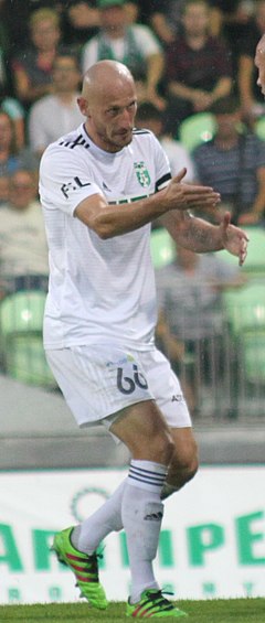 Marek Janečka v dresu MFK Karviná při domácím zápase proti 1. FC Slovácko (2018)