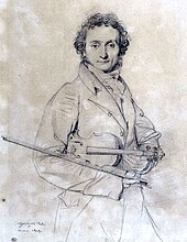 Jean-Auguste-Dominique Ingres, Portrait of Niccolo Paganini, 1819 NiccoloPaganini.jpeg