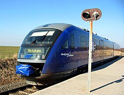 Egy NJ Siemens Desiro motorkocsi