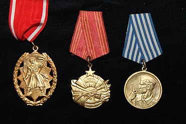 Odlikovanja za hrabrost - Orden narodnog heroja, Orden za hrabrost i Medalja za hrabrost